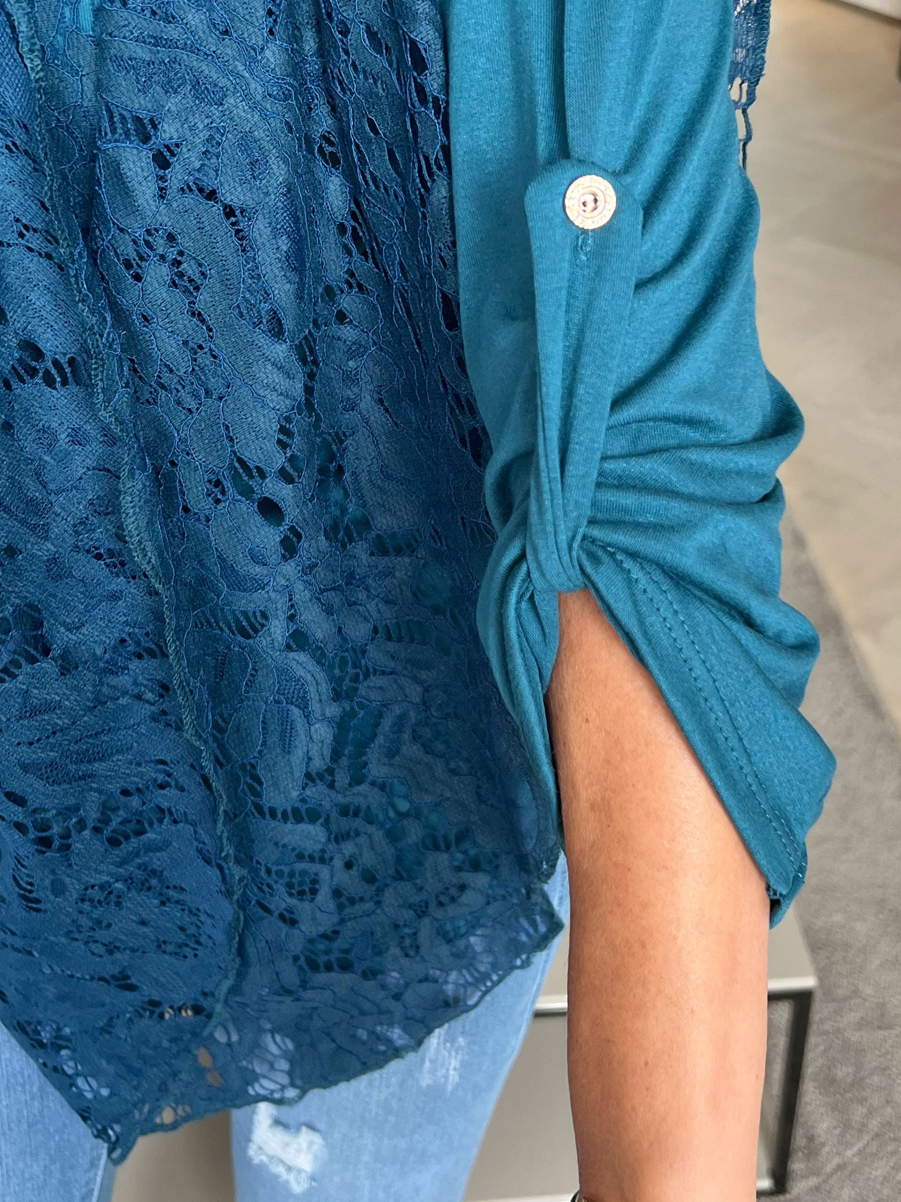 Kenya Lace Shirt - Tunika med spetslager